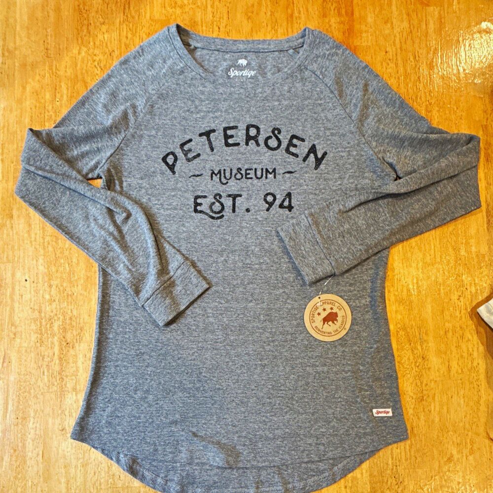 Sportiqe Men's Gray Pullover Crewneck Sweatshirt Long Sleeve Graphic L